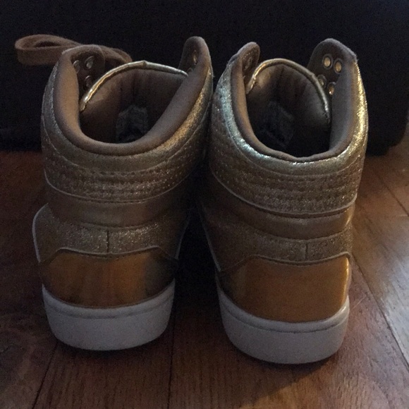 Gold “Poptart” Pastry High-tops - Picture 3 of 4